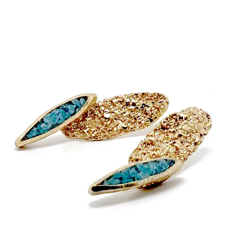 S17Geode4cm (Gold, Pearl)
